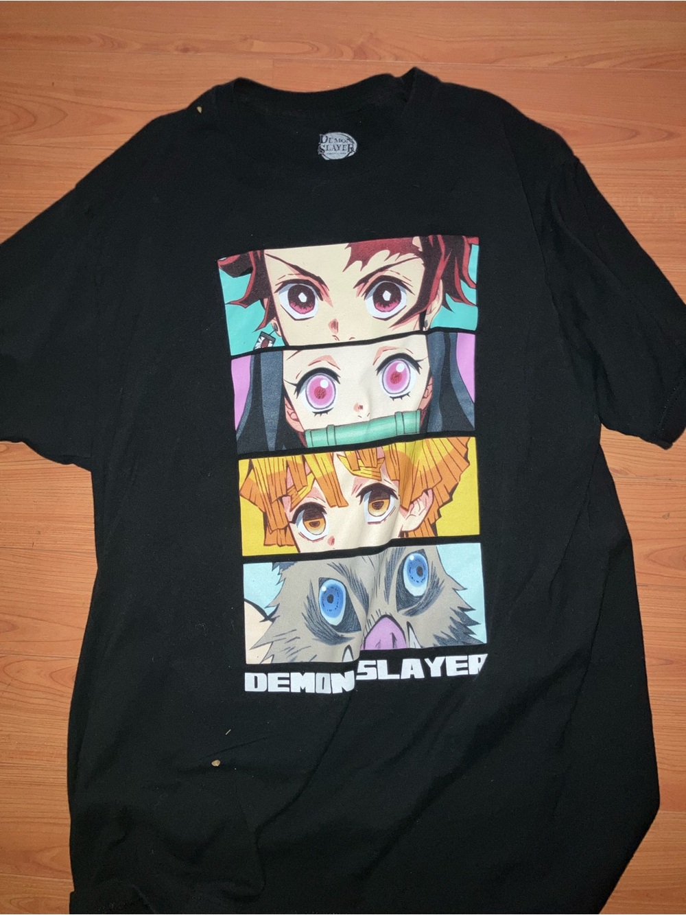 Demon Slayer Black Graphic Short Sleeve Tee